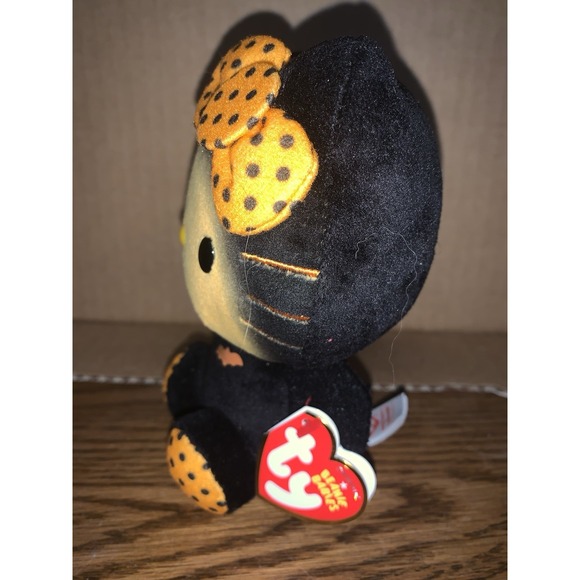 Ty Beanie Hello Kitty Halloween Bat Plush 2014 Tags Mint - Picture 2 of 4